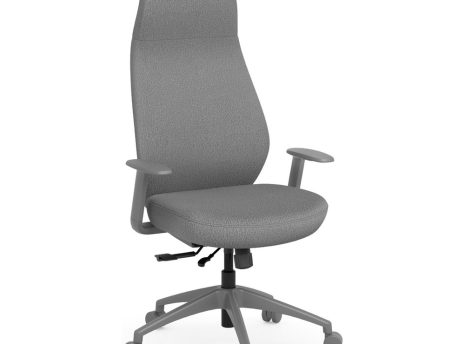 58111CHGRY464 - HB FABRIC TILTER CHAIR W/2D ARMS-GRY OTE FRI 464