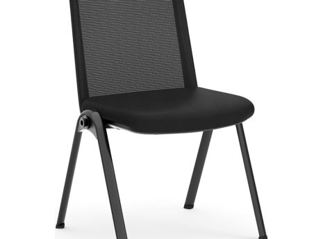 82581BLKF001M4201 - NESTING MESH BK STACK CHAIR-BLK BK AK4201 ST TV001