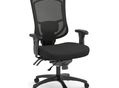 8314SPA01BLK9706 - COOL MESH PRO XL BIG & TALL CHAIR W/SS & ARMS