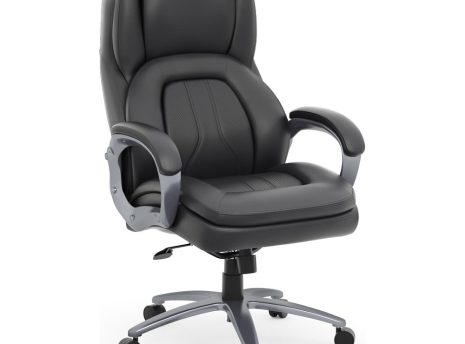 8810GRYBLK0215 - 400LBS B&T CHAIR W/ARMS-BLK AM