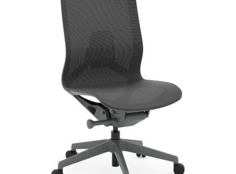 9811GRYDGRY - ATLAS II MB ERGO MESH CHAIR - DK GRY